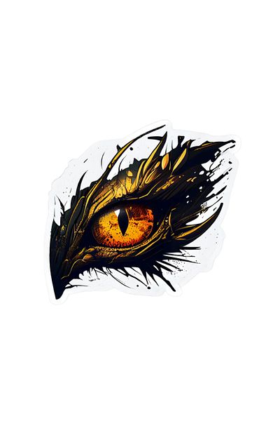 INOVATIX Set de 8 piese, autocolant Nessie cu ochi de dragon, INOVATIX®. 6 cm