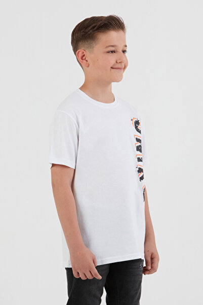 Fulla Moda 100% βαμβακερό αγορίστικο μπλουζάκι με στάμπα