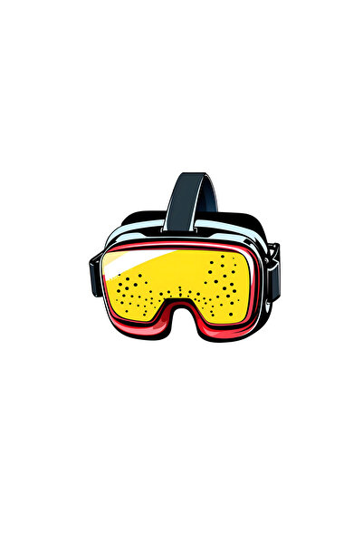 INOVATIX Set de 8 piese, autocolant ochelari jocuri video 3D, INOVATIX®. 6 cm