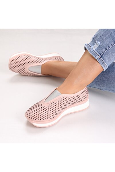 ANGEL BLUE Pantofi casual de damă din piele roz Watifa, 39
