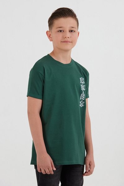 Fulla Moda 100% Cotton Printed Boy's T-Shirt