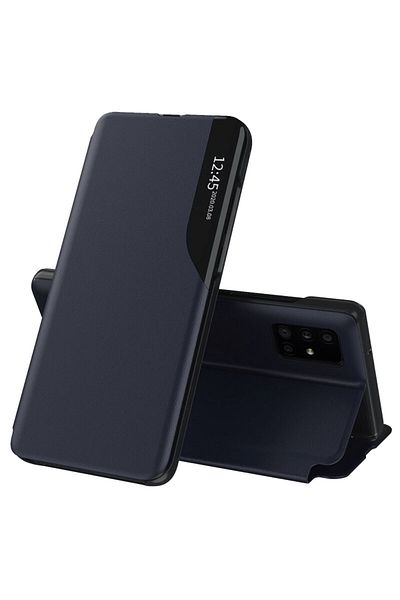 Techsuit Husă pentru Samsung Galaxy M51 - Seria Techsuit eFold - Albastru închis
