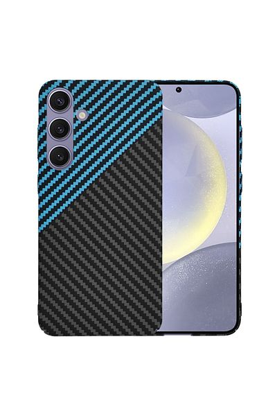 Techsuit Carcasă Samsung Galaxy S24 Plus - Techsuit Carbonite FiberShell - Blue Pulse