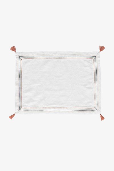 JOJOMIA Este American Service Tasseled Cream 35X50
