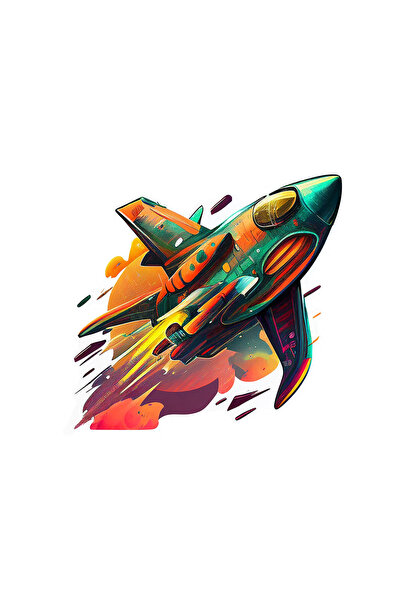 INOVATIX Σετ 8 τεμαχίων, Αυτοκόλλητο Διαστημόπλοιου Γένεση, INOVATIX®. 6 εκ.