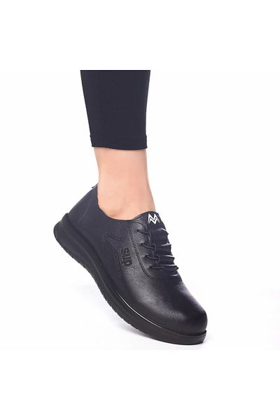 MODA STİL Kaina casual shoes black eco-leather, 36