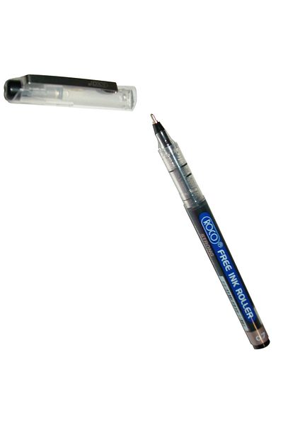 Roco Free Ink Roller Liquid Ink Pen - Black Ink, 0.7mm, Needle Tip