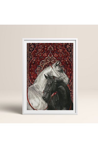 HOMEPACK Single Wooden Framed Painting One Piece Poster Painting Tk/789