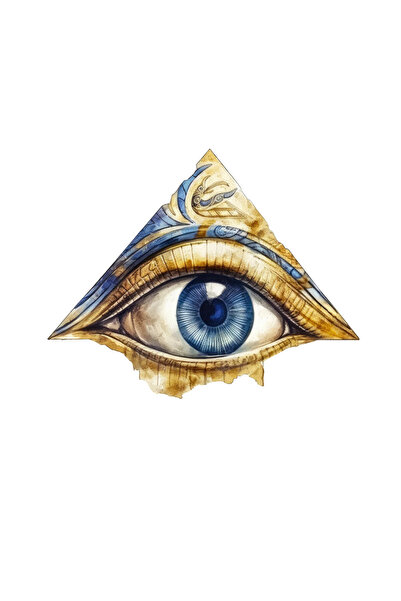 INOVATIX Set de 8 bucăți, autocolant ochi egiptean, INOVATIX®. 6 cm