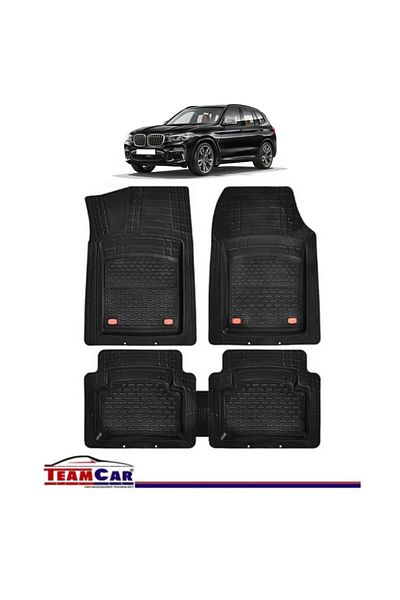 TEAMCAR Covorașe auto tip tavă pentru BMW X3 G01 (2017–PREZENT) negre, material durabil