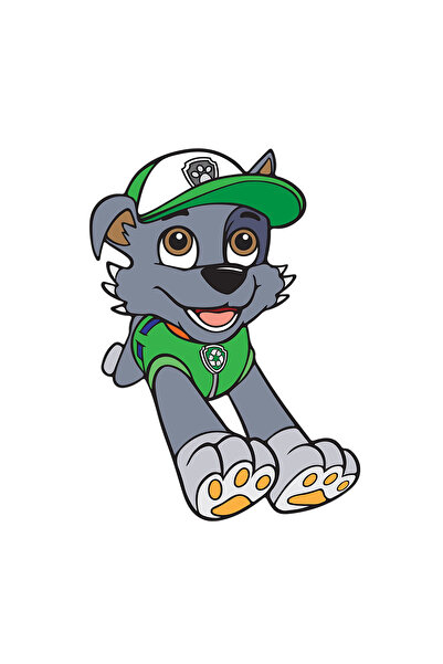 INOVATIX Set de 8 piese, autocolant Patrula Cățelușilor Rocky alergând ferici...