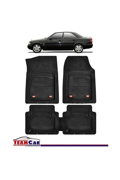 TEAMCAR Covorașe auto tip tavă Mercedes-benz Clasa C W202 (1993–2000) Negru