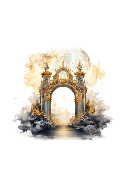 INOVATIX Set de 8 piese, autocolant Poarta Edenului, INOVATIX®. 6 cm