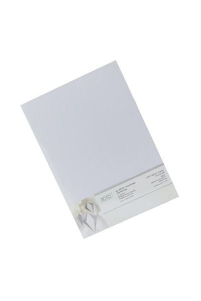 Roco Paper Pad Pearlised White