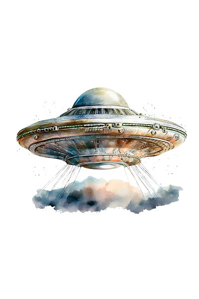 INOVATIX Set of 8 pieces, UFO Sticker, INOVATIX®. 6 cm