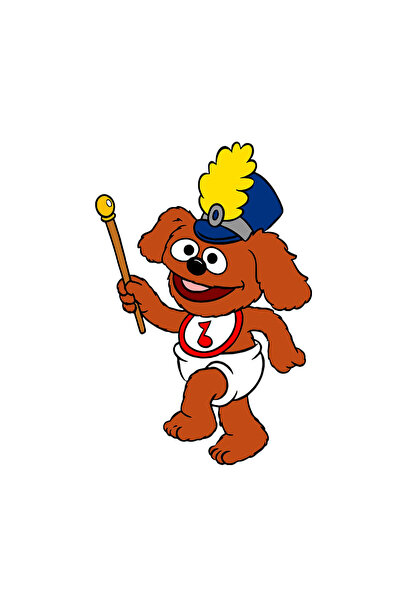 INOVATIX Σετ 8 τεμαχίων, αυτοκόλλητο Muppet Baby Rowlf Scroll, INOVATIX®. 6 εκ.