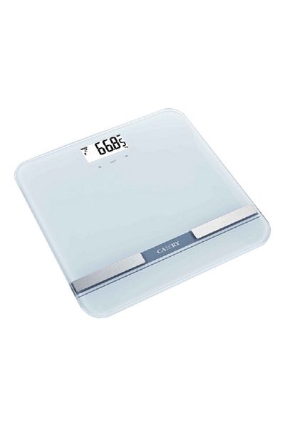 CAMRY Rechargeable Body Fat Analyzer Scale White 180kg