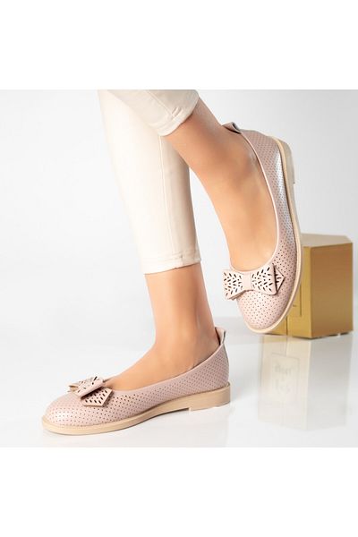 MODA STİL Women's pink ballerinas in eco-leather Carmen, 37