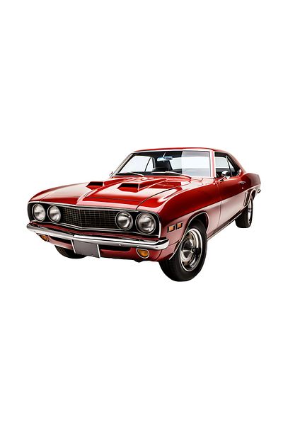 INOVATIX Set de 8 piese, autocolant mașină vintage Dodge Challenger, INOVATIX®. 6 cm