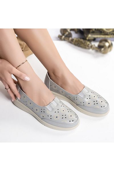 MODA STİL Women's casual blue shoes, eco-leather Liko, 40
