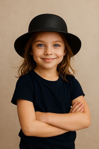 SUVE GOLD Girl's Straw Sun Hat – Summer, Uv Protection