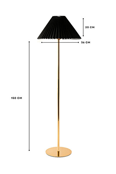 HOMİNG Homing Siyah Pileli Orijinal Gold Kaplama Lambader