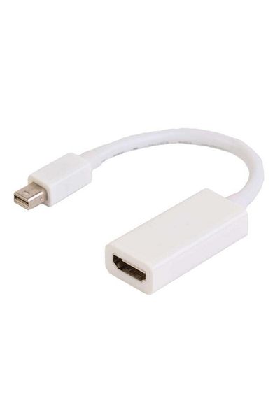 Generic Monster Jhiu HDMI Jack to Mini Display Port Plug Adapter with Pigtail White 3417144