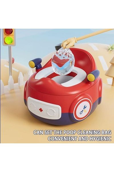 Yelajoy Baby Potty Trainer with Lid,with Soft Seat,Removable Toilet Paper Holder & Splash Guard,for Toddlers