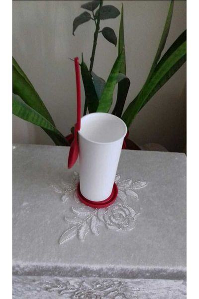 Tupperware 6 Yogurt Making Containers Red Label