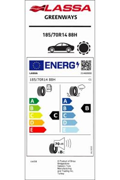 Lassa 185/70R14 88H GREENWAYS