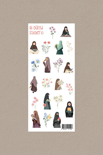 Bi Dünya Haber M43 – Mümin Kız İslami Sticker Seti