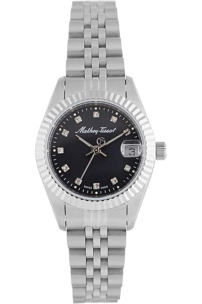 Mathey-Tissot Mathy II Quartz Black Dial Ladies Watch D710AN