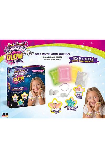 Generic MARVEL Fast and Fancy Blazelets Glow In The Dark Refill Set Multicolor MMBLZ104G