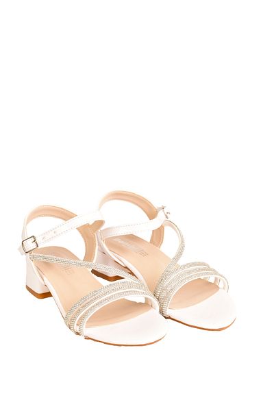 minibonito Girl's Stone Detailed Heeled Evening Dress Shoes