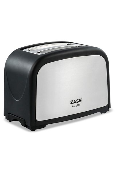 Zass Toaster Zass ZST 02, 750W, 2 slices, Crumb tray, Stainless steel finish