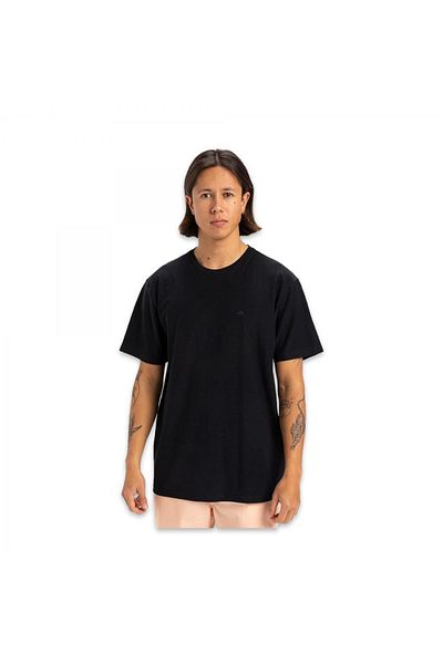 Quiksilver Eqykt04377 Slub Roundneck Black Men's T-Shirt
