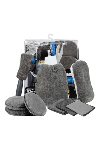Teno Teno® Car Cleaning and Detailing Kit, interior/exterior, gray