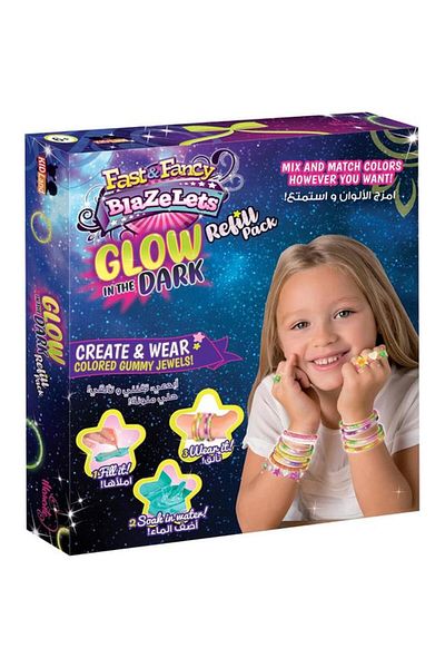 Generic MARVEL Fast and Fancy Blazelets Glow In The Dark Refill Set Multicolor MMBLZ104G