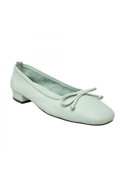 Mammamia D25Ya-810Z Daily Light Green Women's Ballerinas