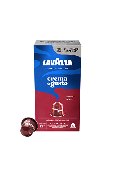 LavAzza إن سي سي كريما جوستو ريكو الشب 10 كبسولات