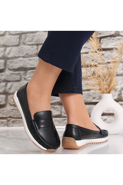 MODA STİL Women's casual shoes Negei made of natural leather Nada, 36