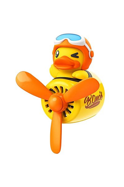 Teno Teno® car pilot yellow duck Aromatherapy Car Diffuser, air freshener kit, 2 scents included