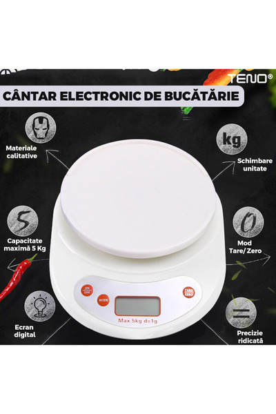 Teno Kitchen Scale with Bowl
