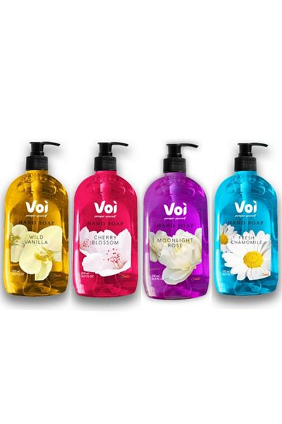VOI Hand Soap Fresh Chamomile 500 ml + Moonlight Rose 500 ml