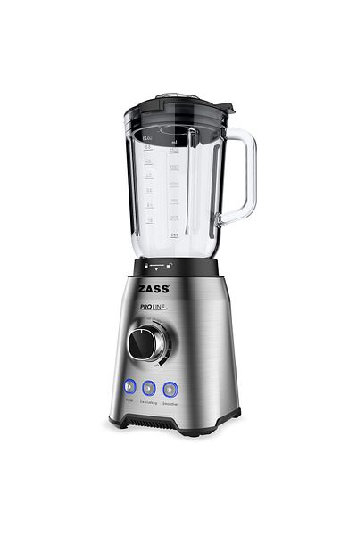 Zass ZSB 09 table blender, 1000W power 1.5L capacity, 6blade stainless steel knife, Blue LED buttons