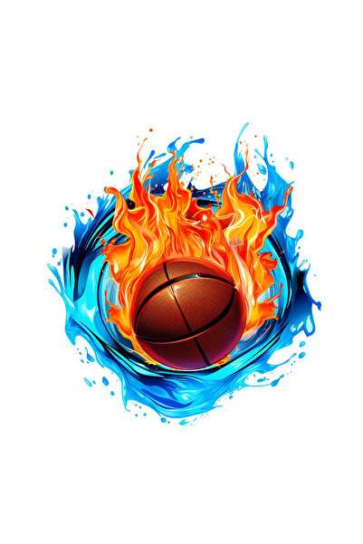 INOVATIX Set de 8 piese, autocolant baschet Agni, INOVATIX®. 6 cm