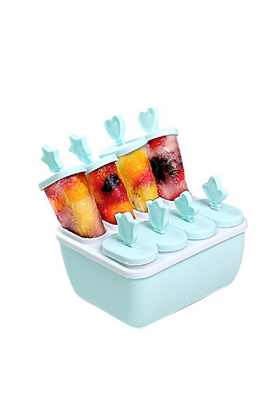 Felli Piece Different Compartments Popsicle Mould Set Blue