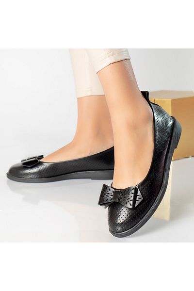 MODA STİL Women's black ballerinas, Carmen, 35