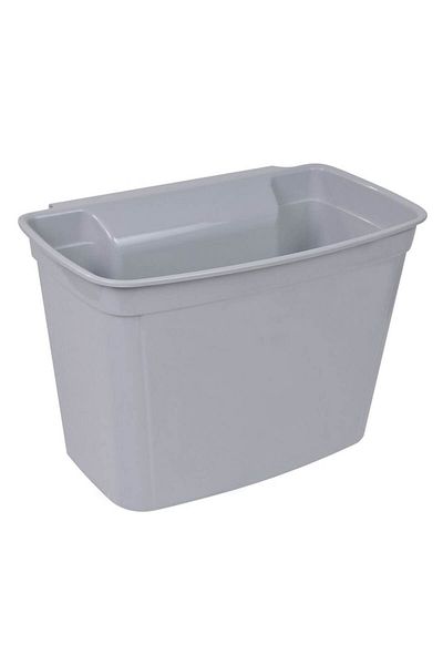 SyaMAG Coș de gunoi suspendat, model din plastic, capacitate 4 l, argintiu