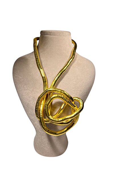 Bo Takı ve Aksesuar Şekil Alabilen Gold Renk Özel Seri Kolye